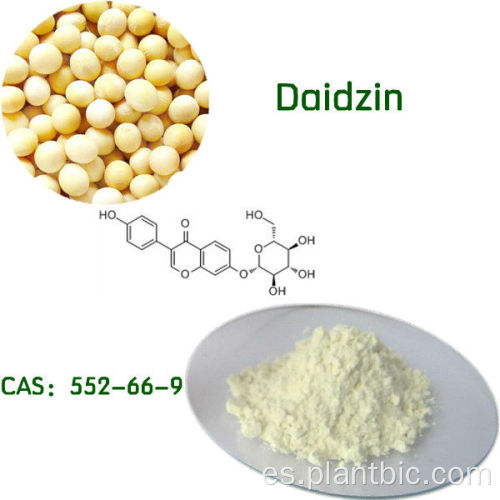 Suministro de fábrica Extracto de soja pura - 98% Daidzin, 98% genistein